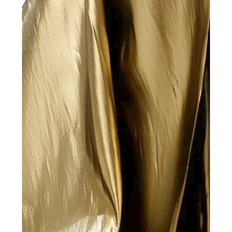 A-Line Evening Gown Elegant Dress Formal Floor Length Short Sleeve Square Neck Pocket Satin with Pleats4