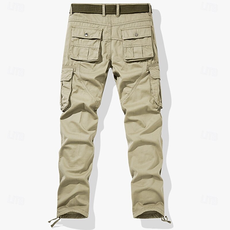 Men's Cargo Pants Cargo Trousers Work Pants Multi Pocket Graphic Scratches Outdoor Full Length Outdoor Sports Outdoor Casual Sports Fashion Yellow Army Green Micro-elastic3