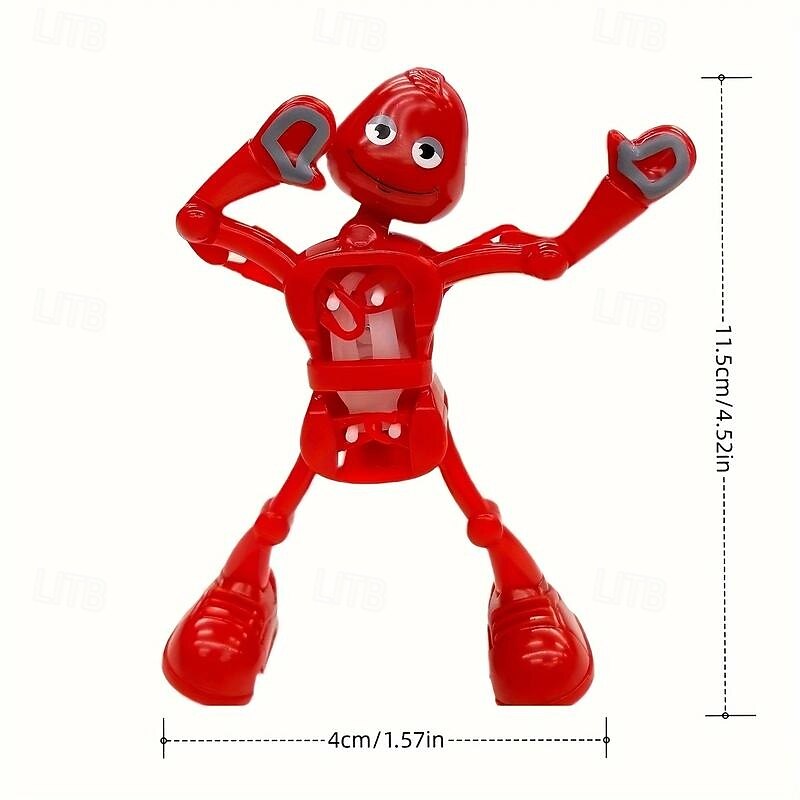 Wind-Up Dancing Robot Toy - Cute & Funny Split-Leg Action, Durable Abs Material, Perfect For Teens Ideal Gift For Birthdays & Holidays3