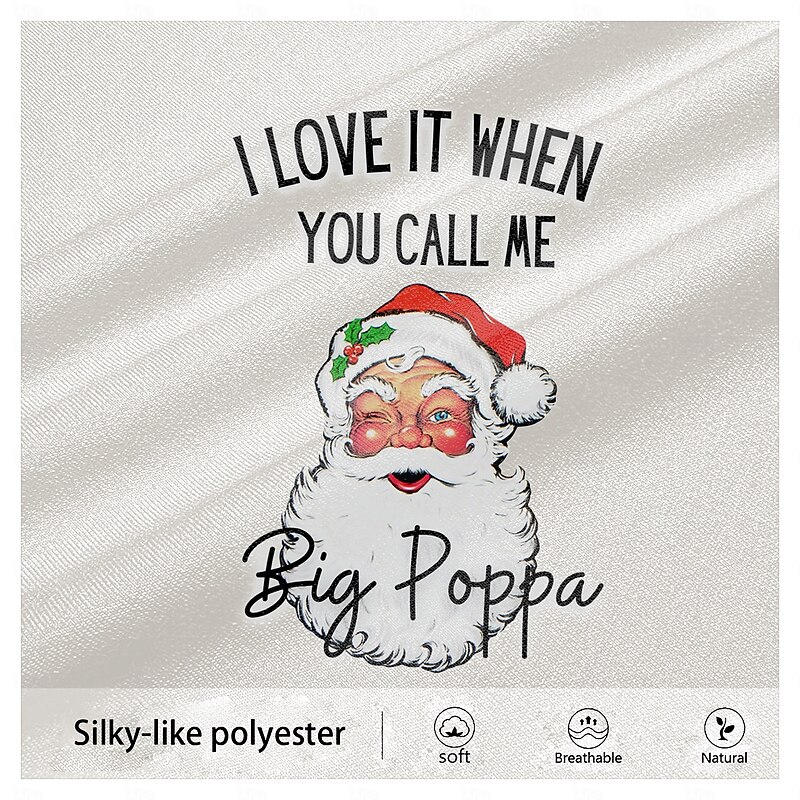 Christmas Men's Santa Claus T Shirt Long Sleeve T shirt 3D Print Crew Neck Shirt Casual Street Casual Daily White Summer Spring Fall Clothing Apparel S M L XL XXL XXXL3