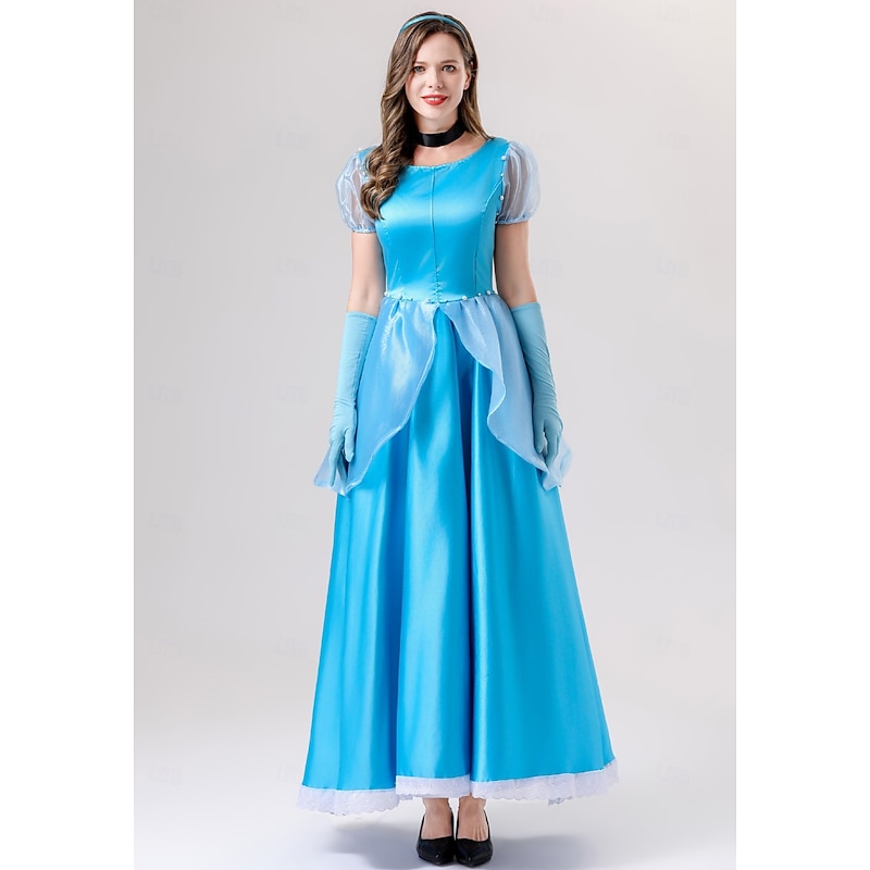 Cinderella Princess Dress Cosplay Costume Cosplay Movie Cosplay for Women's Adults' Carnival Masquerade Party / Evening Bachelorette Party
