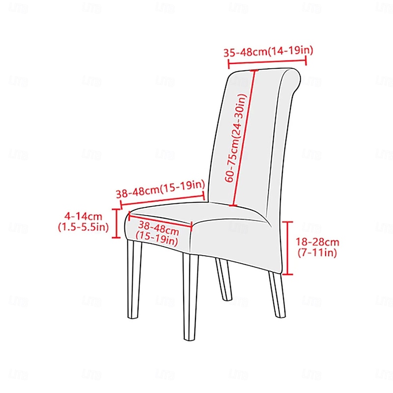 Office Chair Cover and Stool Chair Cover with Geometric Print High Back Dining Chair Cover Stretchy and Durable Furniture Protectors Stylish and Modern Design for Office or Home Decor2