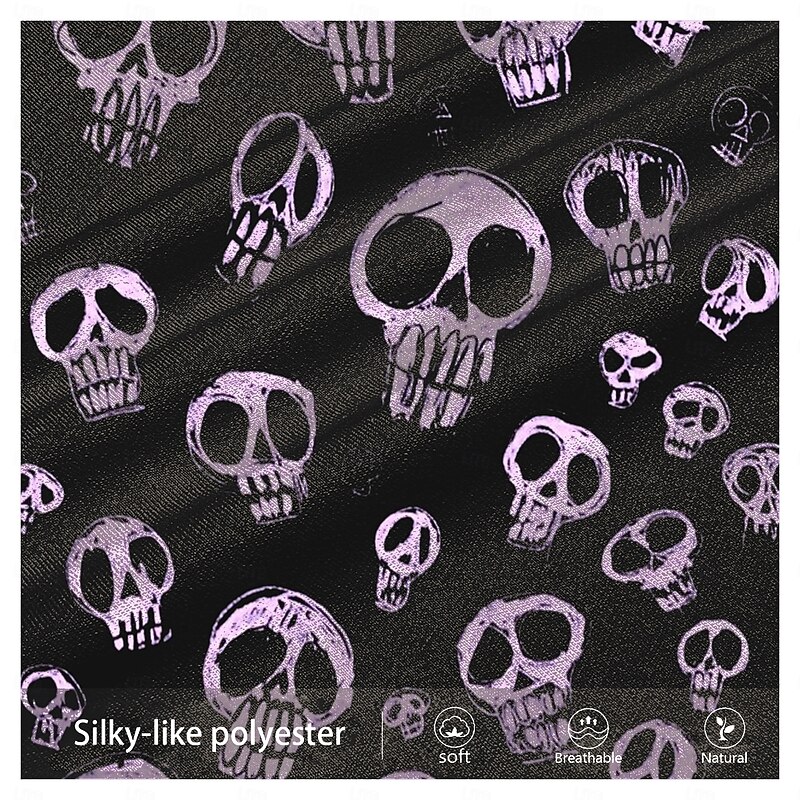 Halloween Men's Cool Skulls Halloween Costumes Sweatpants Joggers Pants Trousers Mid Waist Drawstring Elastic Waist Dark Party Evening Wear Dailywear Pocket Spring Fall Winter 3D Print Light Green4