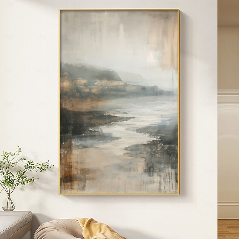 Handmade Oil Painting Canvas Wall Art Decor Original seascape Painting Abstract Ocean Wall Art for Home Decor With Stretched Frame/Without Inner Frame Painting4