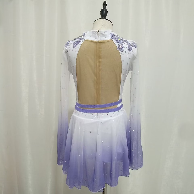 Customized Kosten performance costumes for adults and children figure skating costumes competition training women's skirts performance costumes2