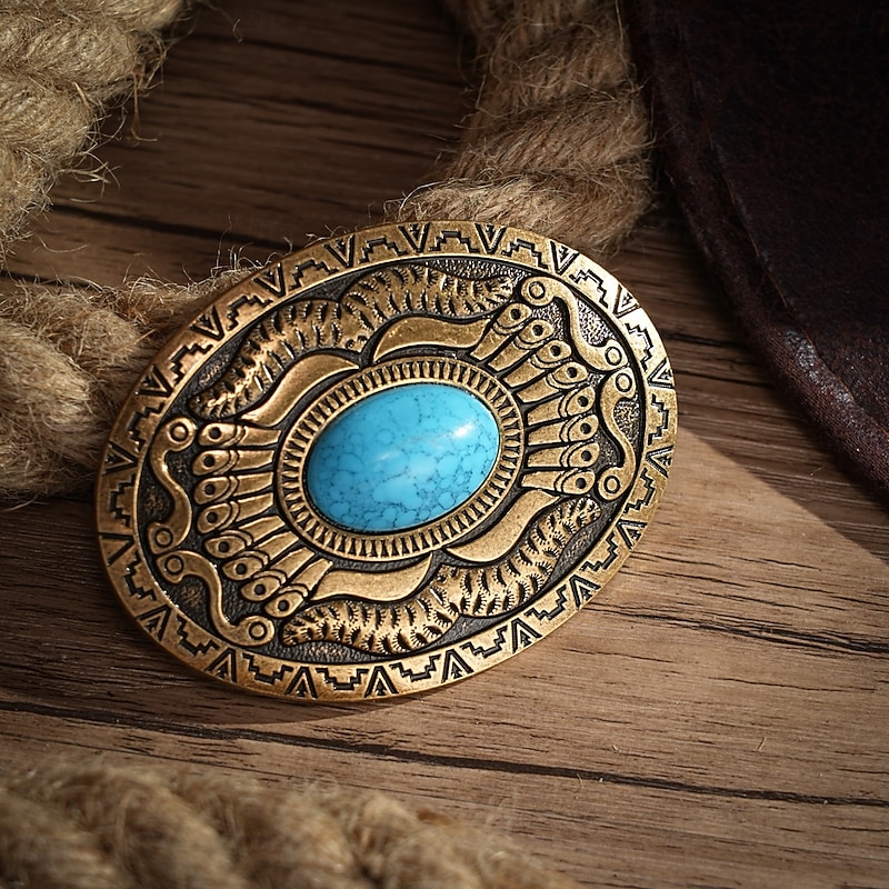 Men's Belt Buckle Buckle Silver Bronze Alloy Vintage Style Retro Vintage Eagle Texas Daily Religious Celebrations