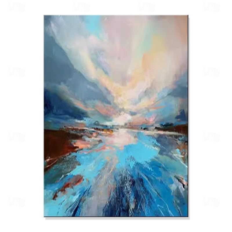Handmade Oil Paintings Canvas Wall Art Decoration Modern Abstract Landscape for Home Decor Rolled Frameless Unstretched Painting4