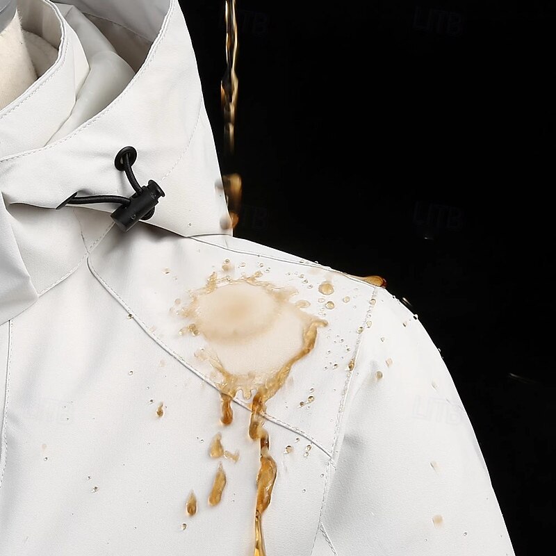 Men's Hiking Fleece Jacket Winter Outdoor Waterproof Soft Comfortable Warm Fleece Jackets Full Zip Camping / Hiking / Caving Traveling Winter Sports Black Ivory Pink Blue Light Purple4