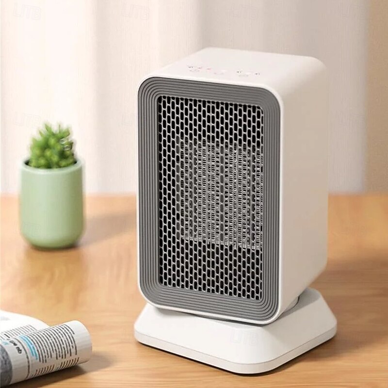 Shaking Head Silent Heating Small Heater Fan Rapid Heating Intelligent Temperature Control Home Office Desk Electric Heater