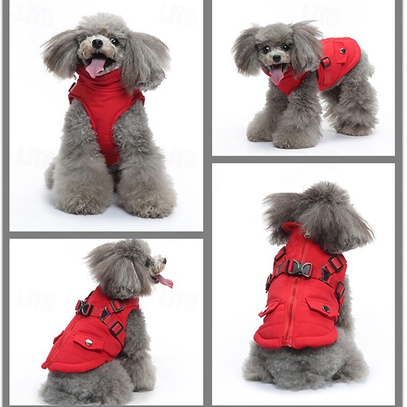 Dog Coat Jacket Fashion Winter Reflective Waterproof Warm Fashion Comfortable Outdoor Dailywear Homewear Dog Clothing for Small Medium2