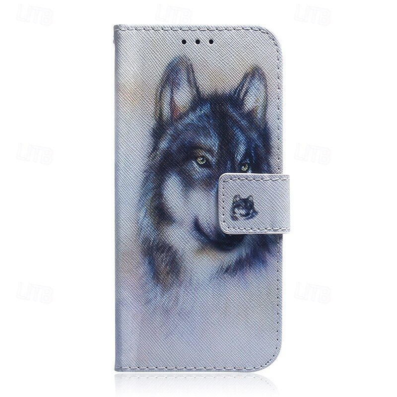 Phone Case For iPhone 17 Pro Max 17 Air 16 15 14 Pro Max Plus 13 12 11 Pro Max Mini Back Cover with Stand Holder Magnetic Card Slot Tiger Retro TPU PU Leather2