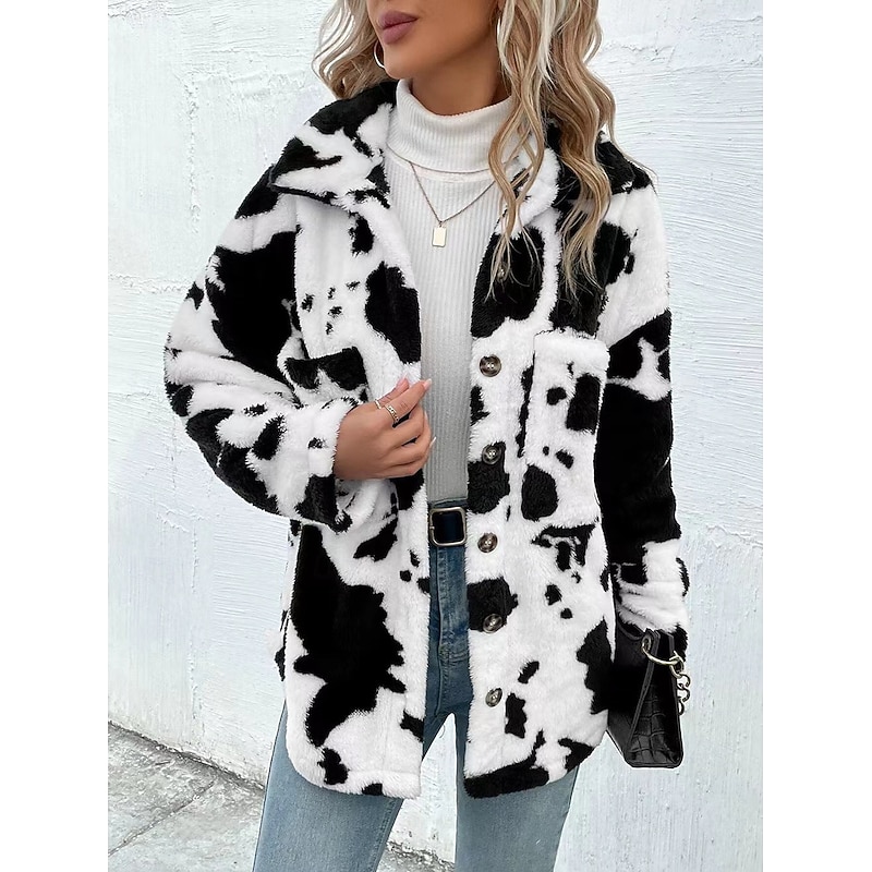 Women's Blouse Stylish Modern Long Sleeve Long Tops Shirt Collar Work Daily White Spring Fall Winter4