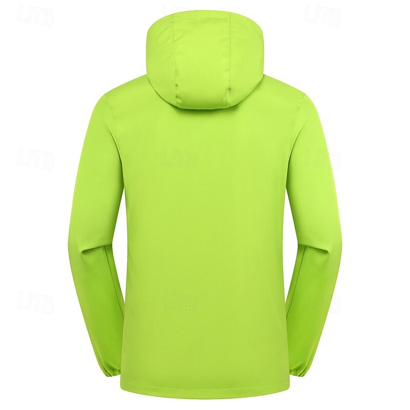 Men's Softshell Jacket Hiking Jacket Outdoor Windproof Quick Dry Lightweight Jacket Windbreaker Jacket Traveling Black White Red Navy Blue Royal Blue3