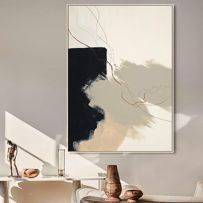 Handmade Oil Painting Canvas Wall Art Decoration Abstract Minimalism for Home Decor Rolled Frameless Unstretched Painting