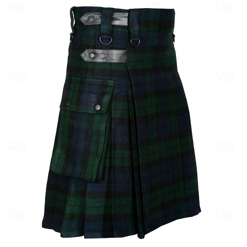 Punk & Gothic Medieval Christmas Dress Scottish Fancy Dress Men's Casual Daily Adults' Skirt