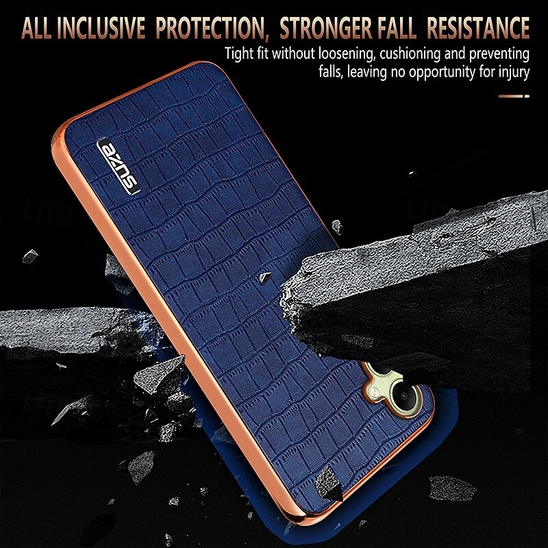 Phone Case For Samsung Galaxy S25 S24 S24 FE S23 Ultra Plus S22 Plus  Ultra A55 5G A35 5G A25 A15 A14 Back Cover Non-Yellowing Shockproof Retro Geometric Pattern TPU Plating PU Leather2