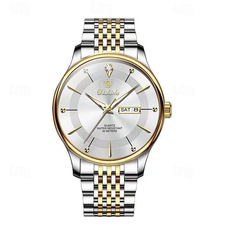 New Dual-Calendar Men'S Fashion Trend Luminous Quartz Watch Simple Versatile Leisure Life Travel Sports Men'S Watch2