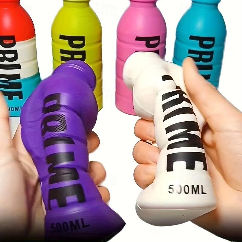 1pc Slow Rising Prime Beverage Bottle, Create Stress Relief Squeeze Toy, Perfect Fidget Toy for Birthday Party Halloween Thanksgiving Day Christmas New Year Gift Halloween Christmas Gift