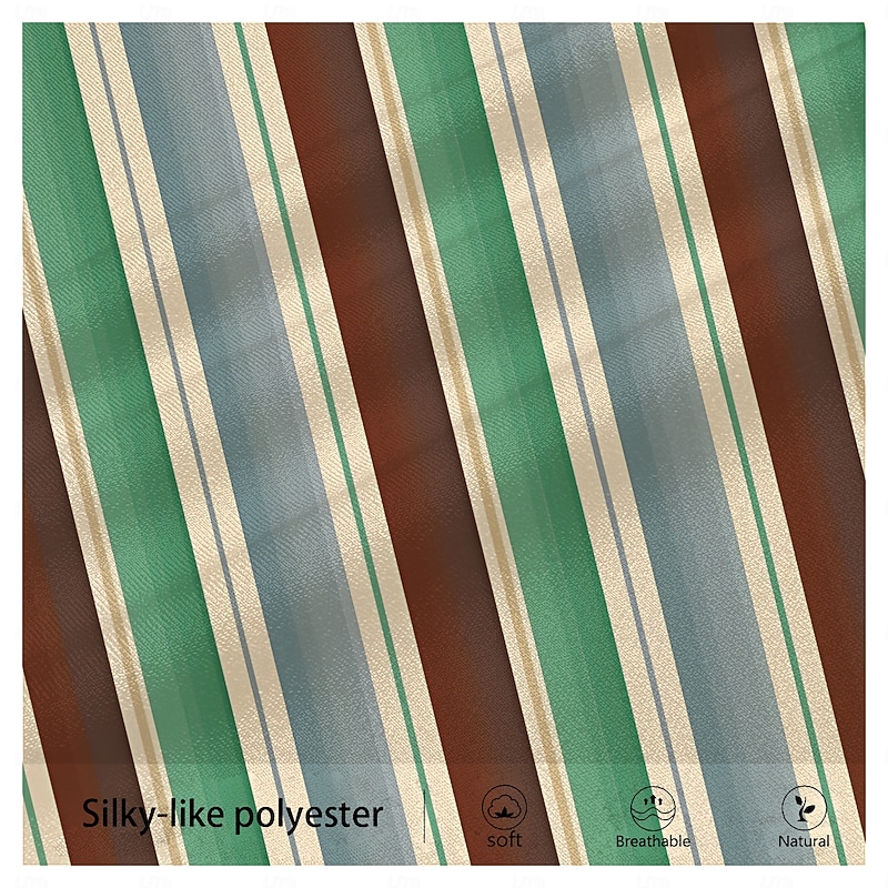 Men's Graphic Geometric Dress Pants Mid Waist Vintage Casual Formal Dailywear Pocket Summer Spring Fall Green3