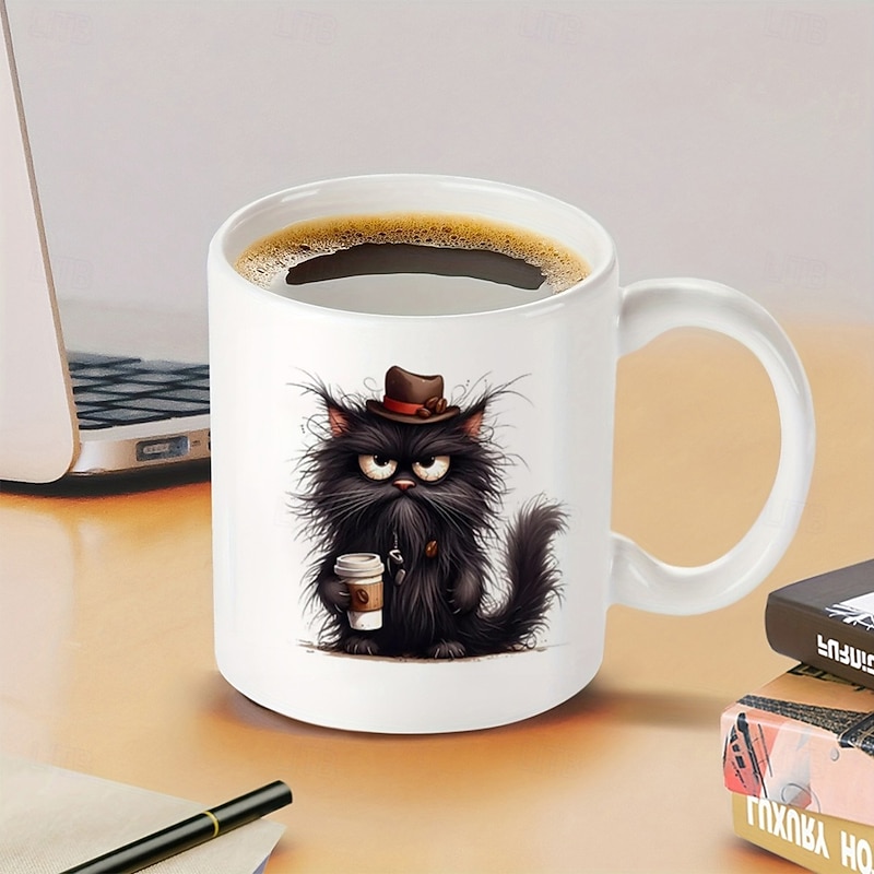 Funny Coffee Mug 11oz Ceramic Mug Funny Mug Funny Coffee Mug For Family/Friends/Sister/Colleague Novelty Coffee Mug Summer Winter Drinkware Party/Birthday Gift4
