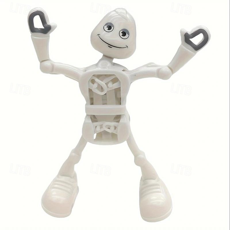 Wind-Up Dancing Robot Toy - Cute & Funny Split-Leg Action, Durable Abs Material, Perfect For Teens Ideal Gift For Birthdays & Holidays