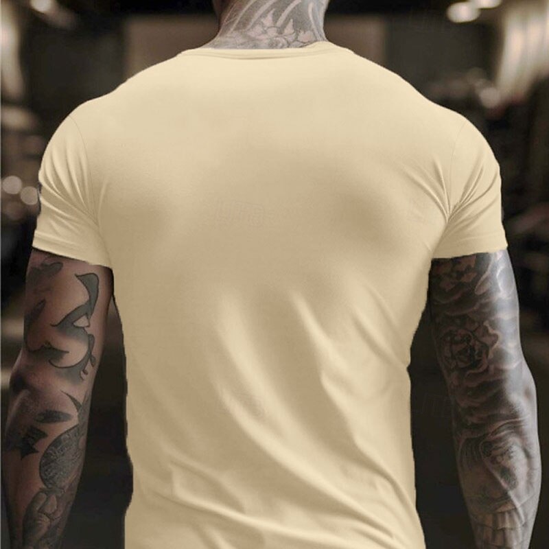 Men's Tree Merry Christmas T Shirt Tee Top Cotton Short Sleeve Graphic Shirt White Dark Blue Beige Comfortable Tee Sports Outdoor Holiday Fashion Designer Clothing4