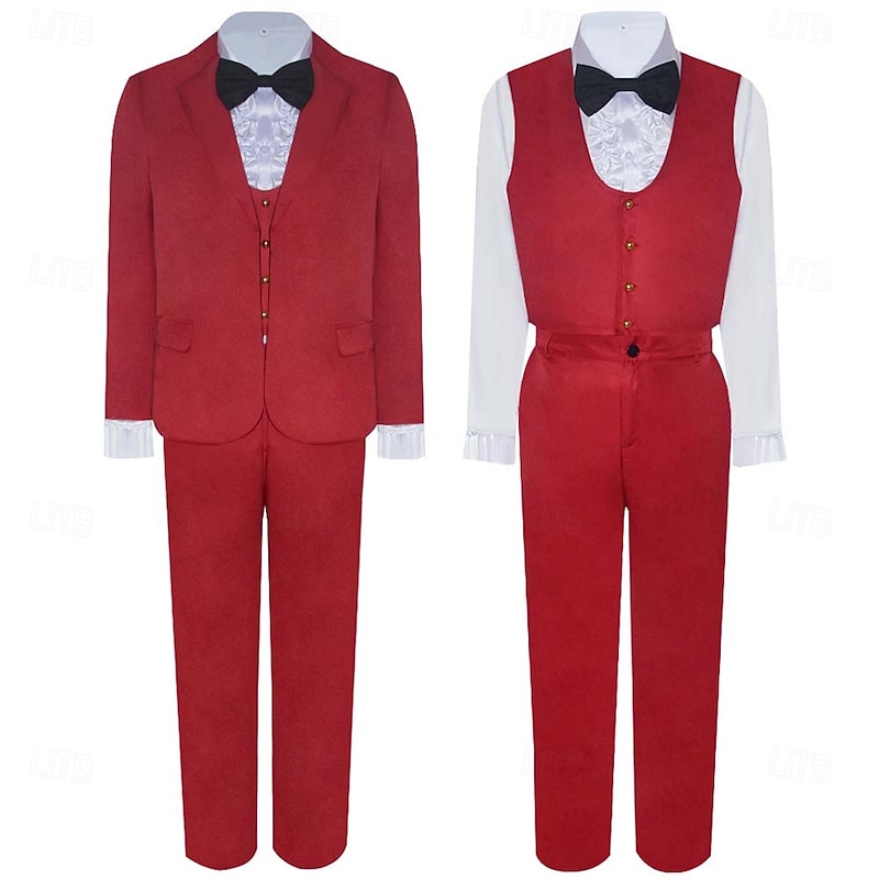 Zombie Halloween Groom Costume Beetlejuice Horror Movie Cosplay Costume Adults' Men's Masquerade Party / Evening Easy Halloween Costumes Dress Up - Main Image