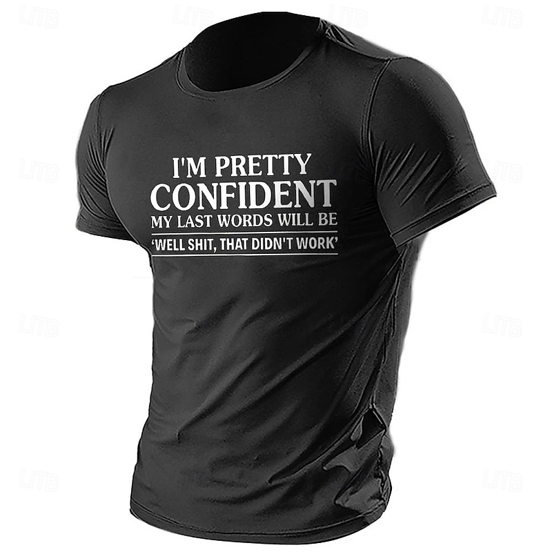 Men's Funny Graphic T-Shirt | Sarcastic 'Well Shit, That Didn't Work' Quote Tee | Lifestyle Humor