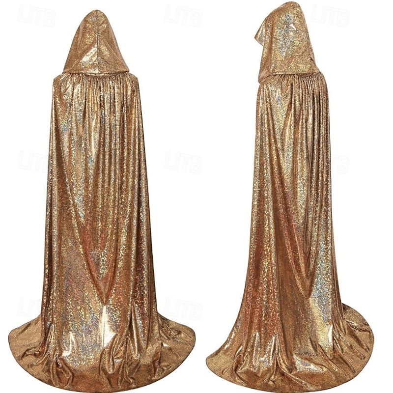 Witch Wizard Viking Halloween Hooded Cloak Walpurgis Night Medieval Adults' Men's Women's Masquerade Performance Easy Halloween Costumes Dress Up2