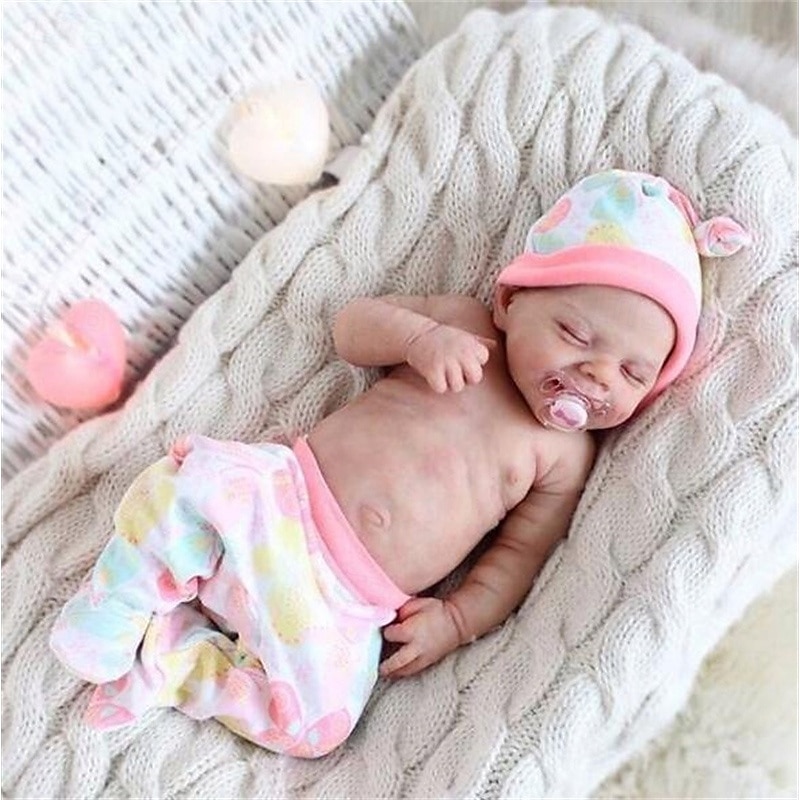 Lifelike Reborn Baby Dolls - 20-Inch Sweet Real Life Realistic-Newborn Full Body Vinyl Baby Girl with Accessories Gift Set for Kids Age 33