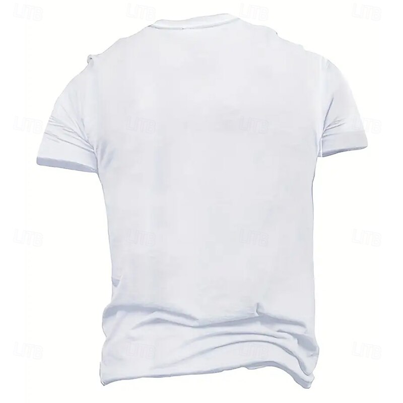 Men's Funny Golf Letter Print T Shirt Tee Top 100% Cotton Short Sleeve Graphic Shirt White Light Blue Comfortable Tee Street Sports Outdoor Fashion Designer Clothing3