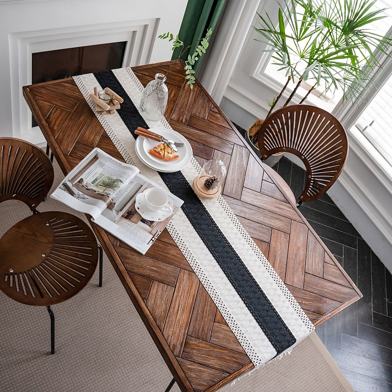 Tablerunner Decorative and Durable Table Cover Ideal for Dining and Kitchen Tables Perfect for Everyday Use or Special Occasions3