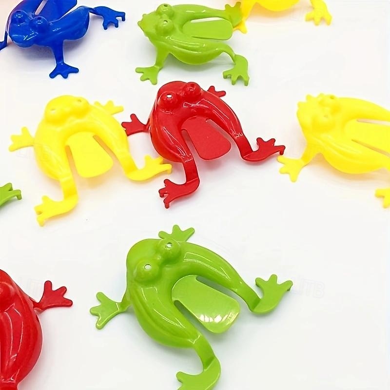 100pcs Jumping Frog Bouncing Restless Toys, Novel Toys, Favored For Parties, Creative Small Gifts, Holiday Accessories, Party Supplies, Birthday Christmas Halloween Thanksgiving Gift3