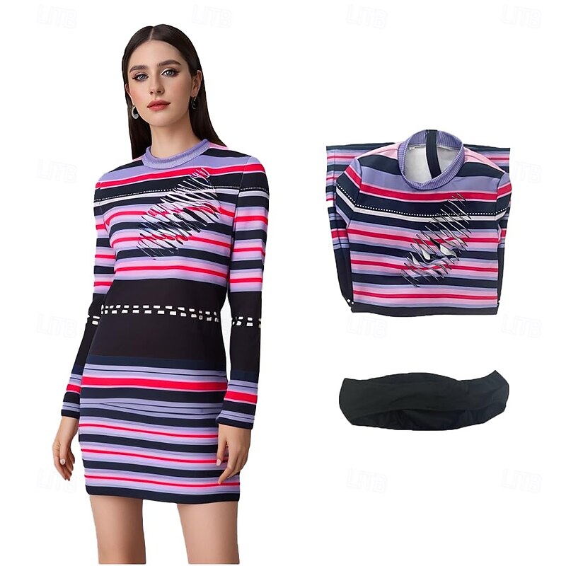 Astrid Deetz Halloween Dress Beetlejuice Dresses Adults' Women's Masquerade Casual Easy Halloween Costumes Dress Up