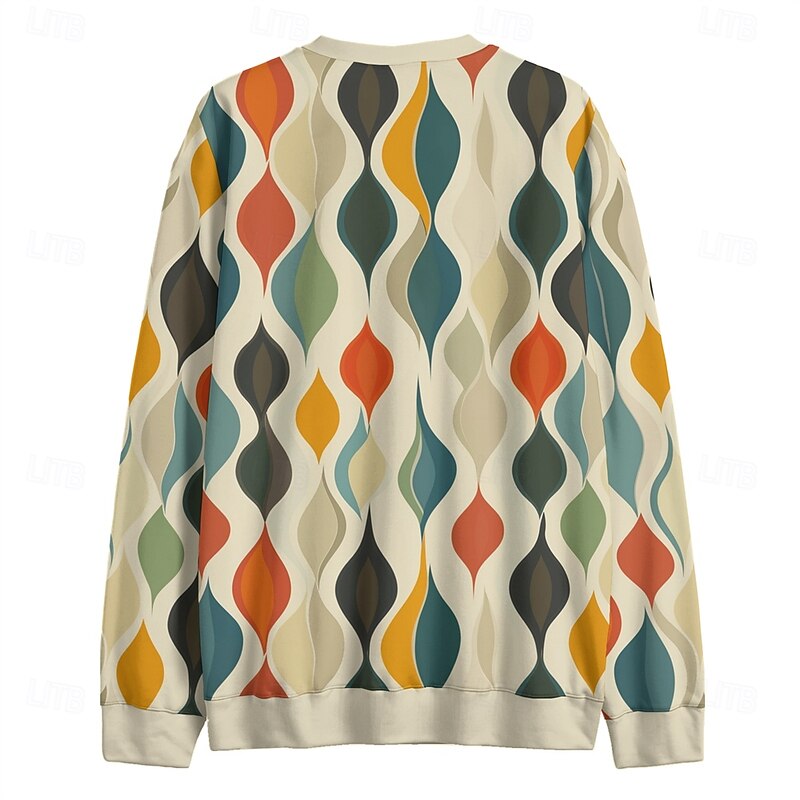 Men's Graphic Sweatshirts Golf Pullover Sweatshirt Long Sleeve Sweatshirt Hooded Vacation Cool Daily Print Vacation Sports Outdoor Going out Printing Winter Spring &  Fall2