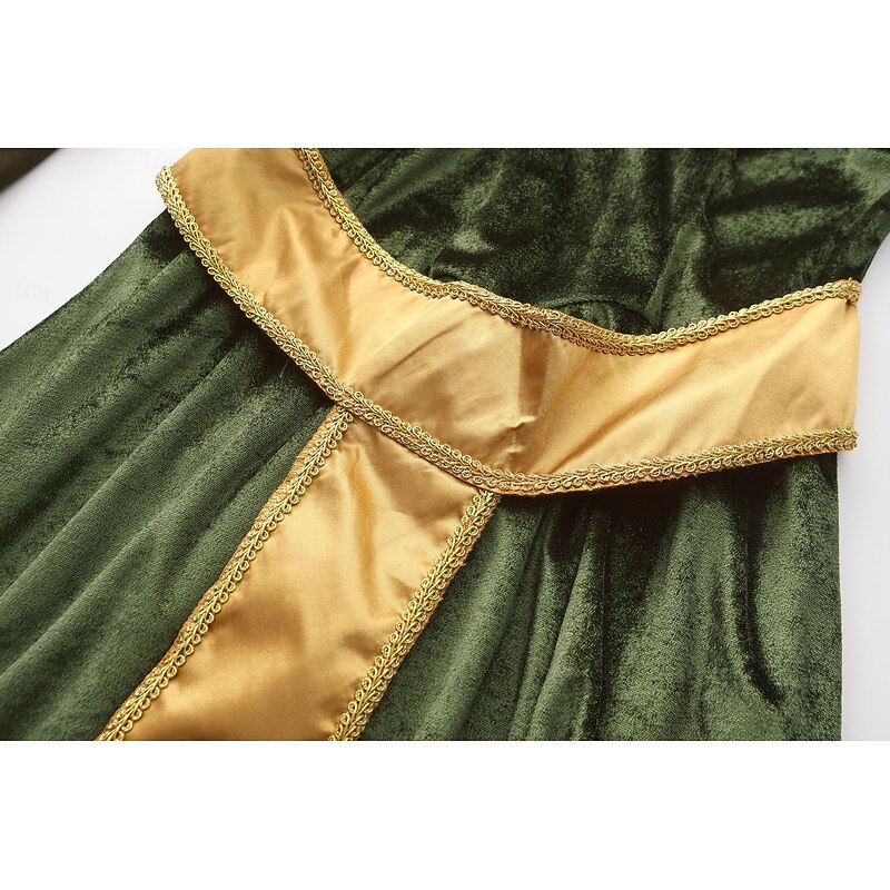 Medieval Renaissance Cocktail Dress Prom Dress Outlander Elven Fancy Dress Women's Celtic Fantasy Halloween Carnival Masquerade LARP Ren Faire Festival Adults' Dress4