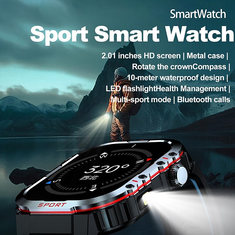 iMosi G45 Smart Watch 1.81 inch Smartwatch Fitness Running Watch Bluetooth Pedometer Call Reminder Sleep Tracker Compatible with Android iOS Men Hands-Free Calls Waterproof Media Control IP 67 41mm4