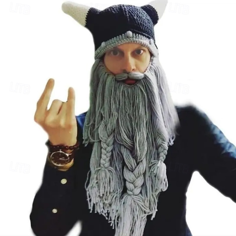 Medieval Renaissance Hat Mask Horned Helmet Pirate Viking Fancy Dress Men's Women's Kings Day Masquerade Party LARP Adults' Hat 7