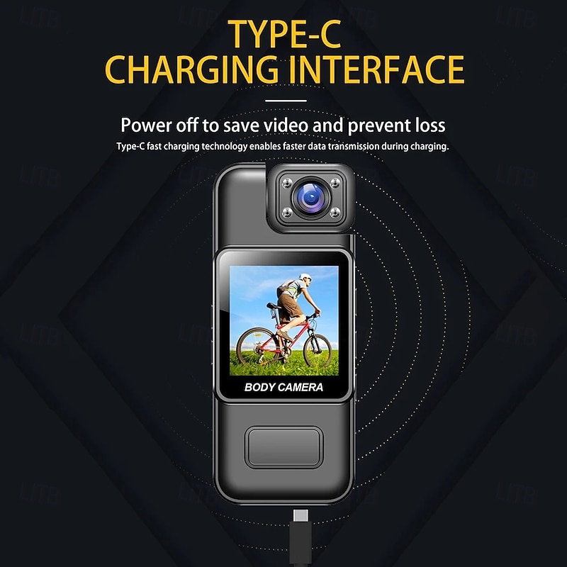 L9 Action Camera Portable Rechargeable WiFi Mini 1.3 inch CMOS Sensor 4K 128 GB H.264 Mountain Bike3