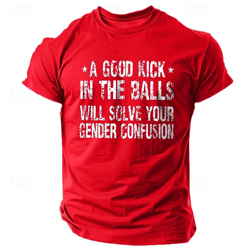 Text White Red Deep Blue T shirt Tee Men's Graphic Shirt Sports Classic Shirt Short Sleeve Comfortable Tee Street Vacation Summer Fashion Designer Clothing S M L XL XXL3