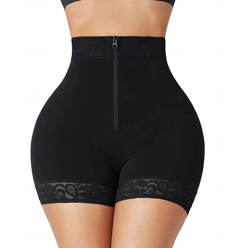 Women's Panties Hip Enhancer Shapewear Zipper Tummy Control Fajas Shorts High Waisted Body Shaper Boyshort Underwear Home Outfits2