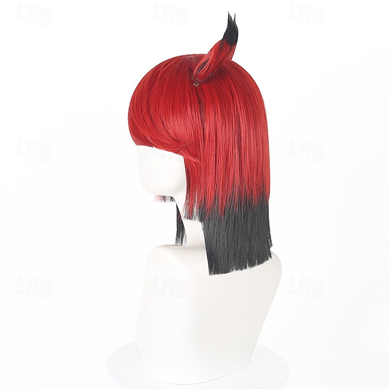 Anime Cosplay Wig Hazbin Cosplay Hotel ALASTOR Hair Props Halloween Carnival Christmas Costume Cosplay Wigs2