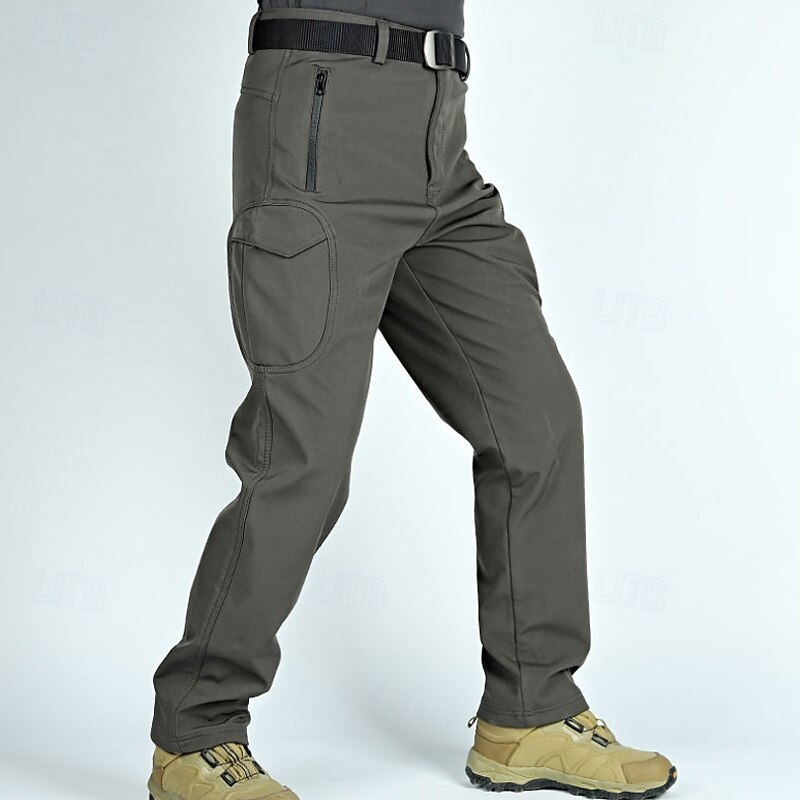 Men's Cargo Pants Softshell Pants Tactical Pants Trousers Hiking Pants Buttons Multi Pocket Camo Plain Wearable Outdoor Daily Camping & Hiking Fashion Classic Yellow camouflage Army Green3