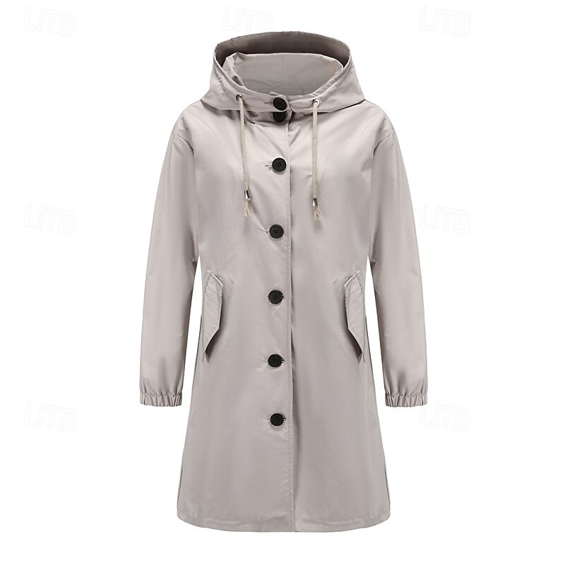 Women's Hiking Jacket Winter Outdoor Windproof Multi-Pockets Water Repellent Lightweight Jacket Camping / Hiking / Caving Black Army Green Red Light Grey Khaki4