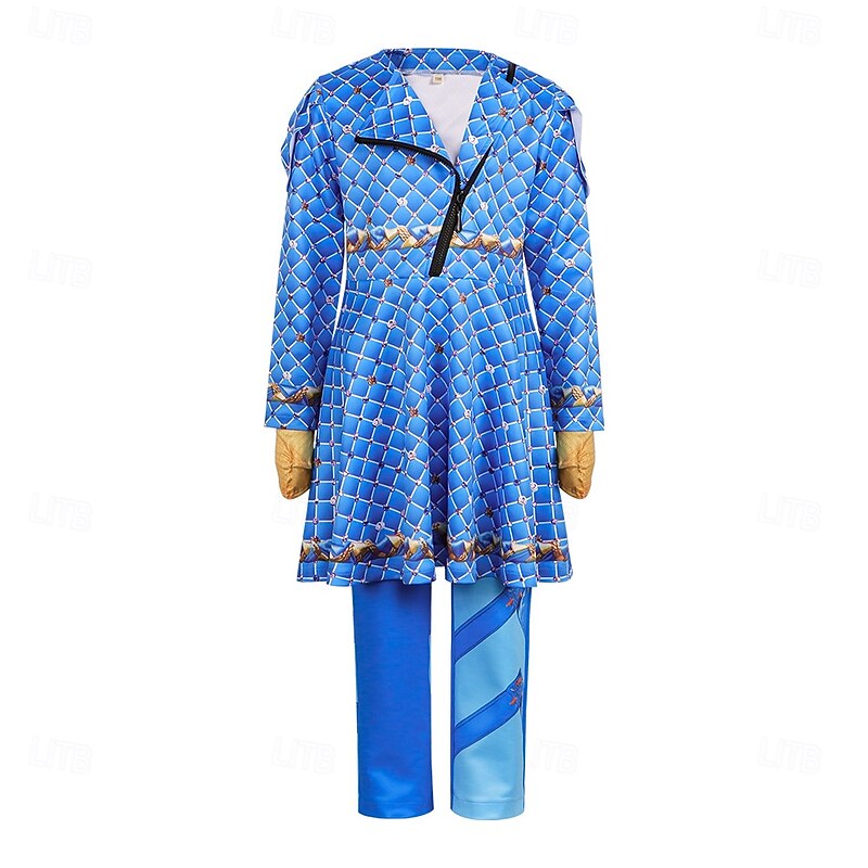 Descendants The Rise of Red Kids Bridget Kids Red Queen of Hearts Dress Pants Gloves Cosplay Costume Movie Cosplay for Women's Girls' Kid's Adults' Masquerade Party4