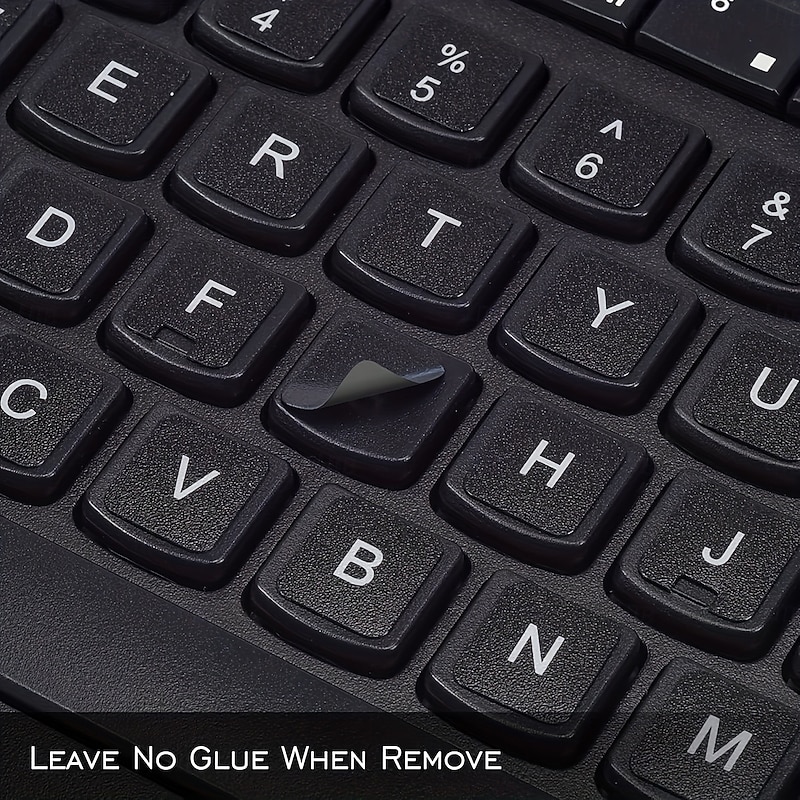 English Keyboard Stickers for Laptop Desktop Matte Keyboard Letters Replacement 1pc3