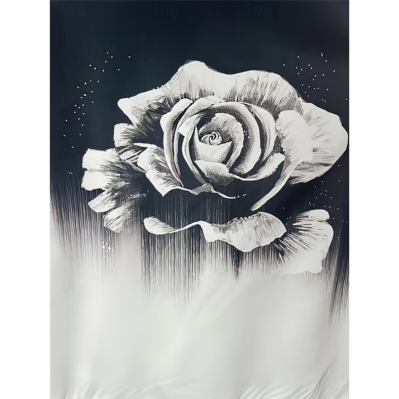 Women's Sweatshirt Rose Street Dailywear Print Casual Crew Neck Long Sleeve Micro-elastic Fall Winter Comfrt Breathable Soft Fabric3