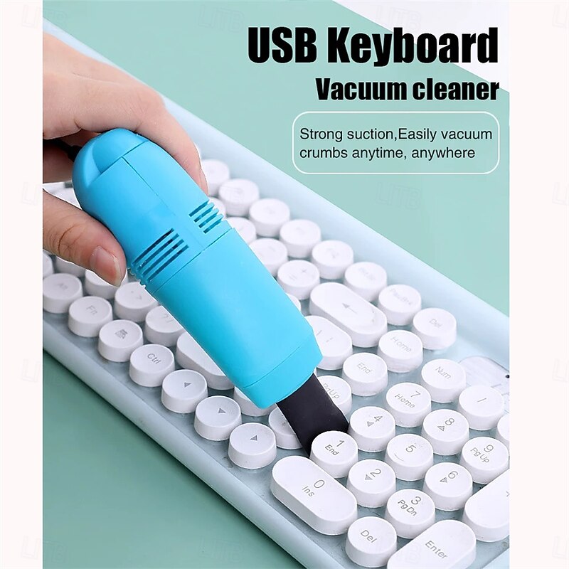 Mini USB Vacuum Cleaner Keyboard Brush Laptop Shell Cleaner Dust Brush Portable USB Vacuum Cleaner Computer Cleaning Tool4