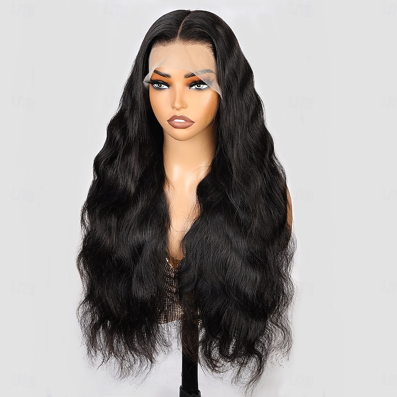 13x4 Transparent Human Hair Lace Front Wig High-end Wig Body Wave Human Hair Wig 200% Density4
