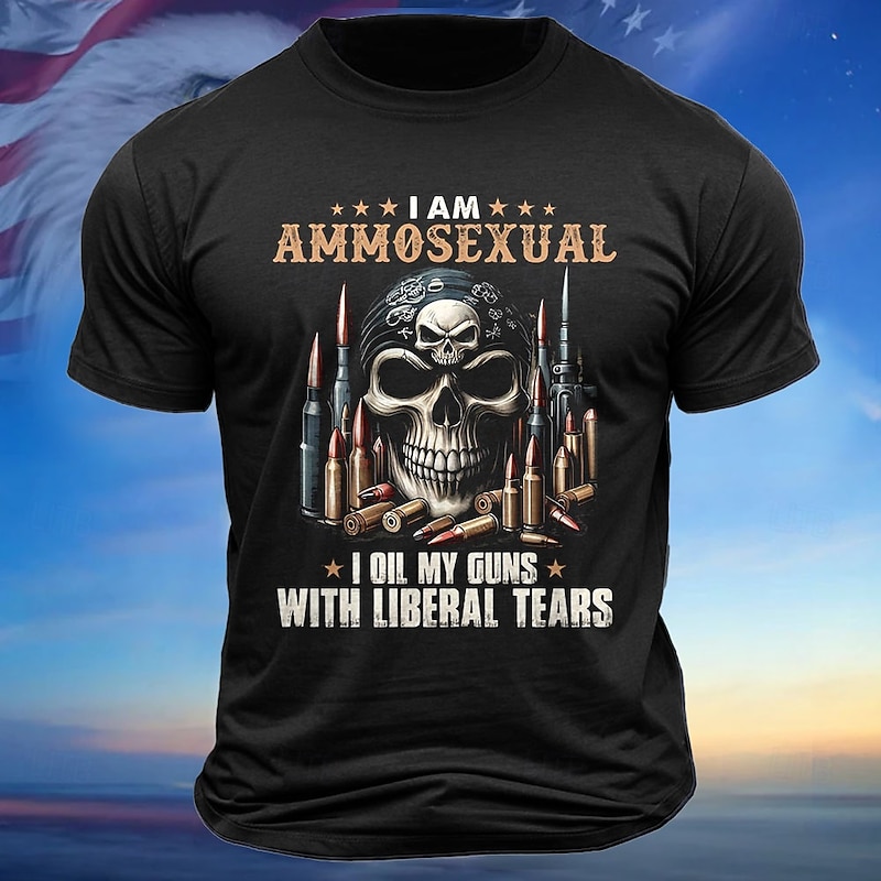 Patriotic T Shirts For Men American US Flag T Shirt Short Sleeve T shirt 3D Print Crew Neck Shirt Fashion Daily Basic Street Casual Daily White 1 White 2 Summer Spring All Seasons Clothing